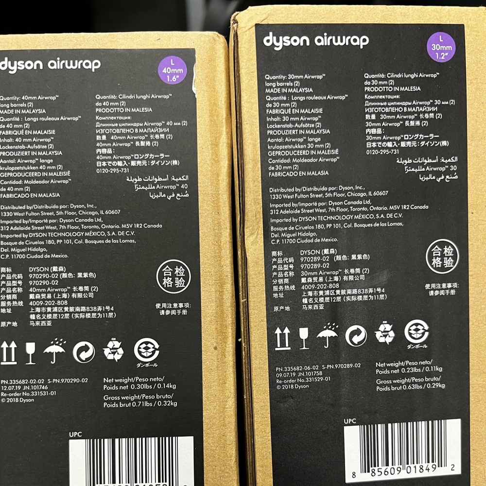 Dyson airwrap barrels